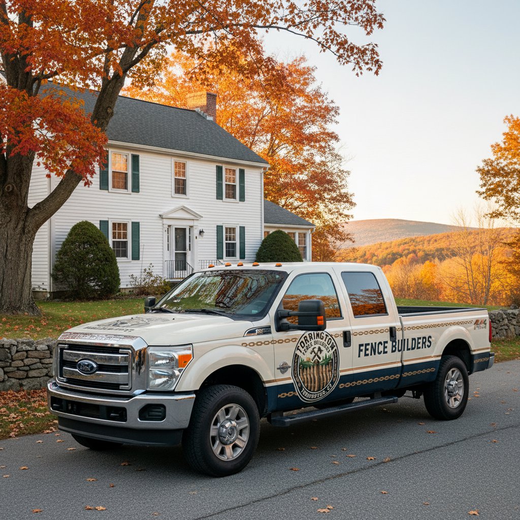 Torrington Fence Builders Work Truck