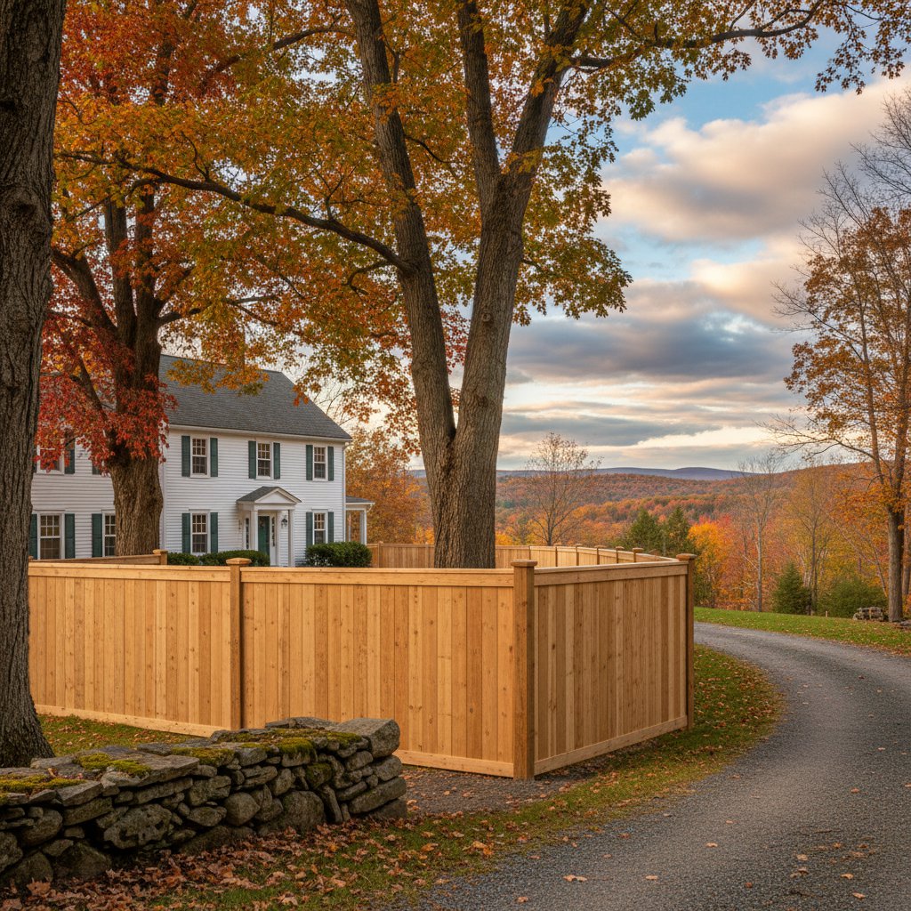 Wood Fence Installation in Torrington, CT